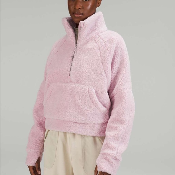 lululemon athletica Light Pink Teddy Jacket - Picture 1 of 2